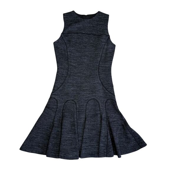 Derek Lam 10 Crosby Sleeveless Ponte A-line Dress in Gray Small - Picture 4 of 11